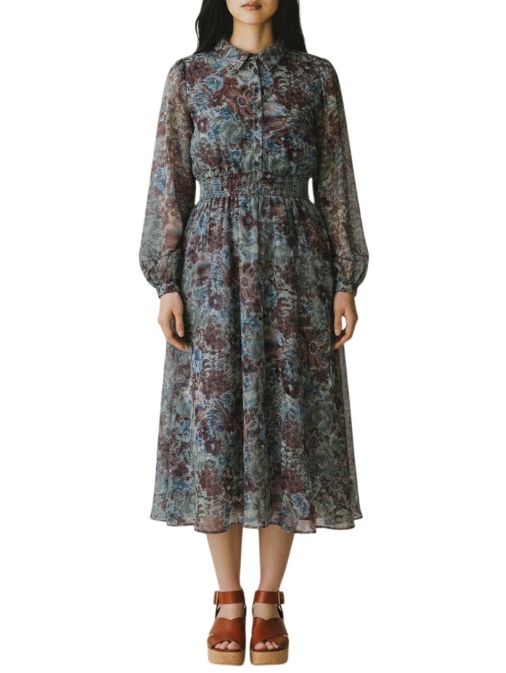 VTG 70s Jonathan Logan Floral Prairie Dress Size S Boho Whimsigoth Cottagecore